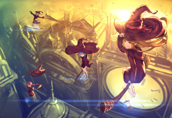 Картинка аниме магия +колдовство +halloween ведьмы