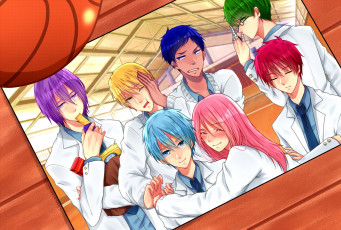 Картинка аниме kuroko+no+baske парни