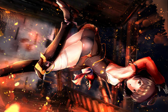 Картинка аниме koutetsujou+no+kabaneri попа девушка