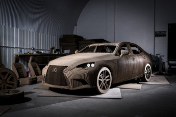 Картинка lexus+unveils+full-size+origami+inspired+car разное ремесла +поделки +рукоделие car unveils full-size lexus origami inspired