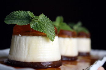 Картинка еда мороженое +десерты желе panna cotta