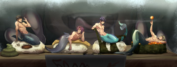 Картинка аниме free русалы