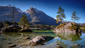 Картинка природа реки озера река лес