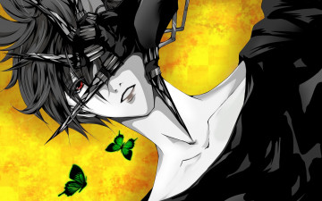 Картинка аниме оружие +техника +технологии парень