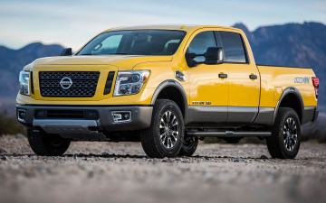 Картинка nissan+titan+xd+concept+2016 автомобили nissan datsun жёлтый внедорожник джип 2016 concept xd titan