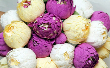 Картинка разное ремесла +поделки +рукоделие бумажные цветы