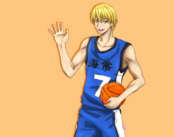 Обои картинки фото аниме, kuroko no baske, кисе, рёта