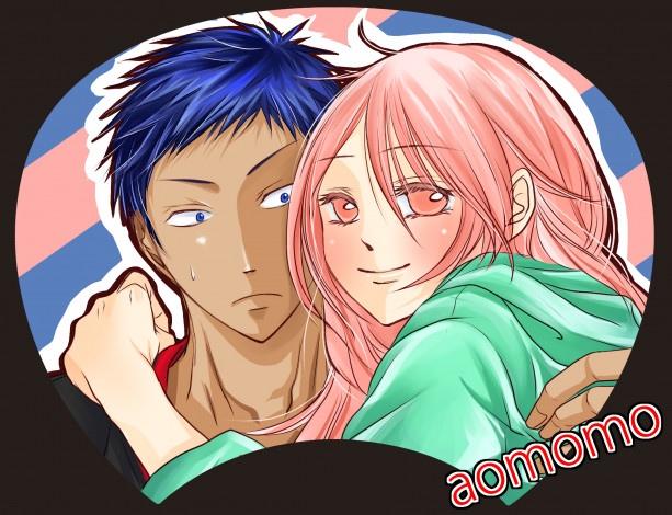 Обои картинки фото аниме, kuroko no baske, пара
