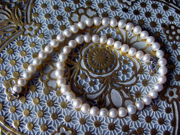 Обои картинки фото разное, украшения,  аксессуары,  веера, жемчуг, бусы