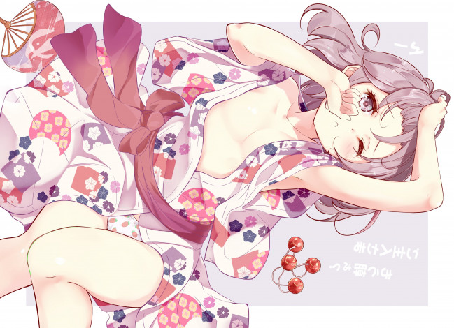 Обои картинки фото аниме, kantai collection, девушка