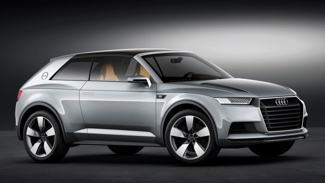 Обои картинки фото audi crosslane coupe concept 2012, автомобили, audi, crosslane, coupe, concept, 2012, серебристый, металлик