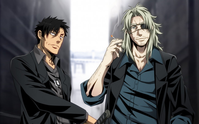 Обои картинки фото аниме, gangsta, воррик, николас