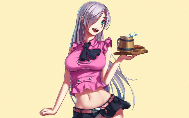 Обои картинки фото аниме, nanatsu no taizai, элизабет