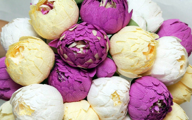 Обои картинки фото разное, ремесла,  поделки,  рукоделие, бумажные, цветы