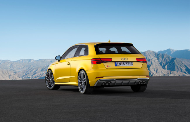 Обои картинки фото автомобили, audi, 2016г, 8v, s3