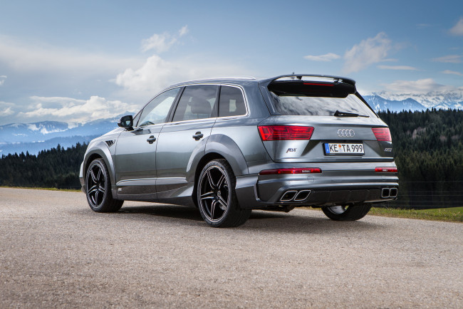 Обои картинки фото автомобили, audi, abt, 2016г, 4m, qs7
