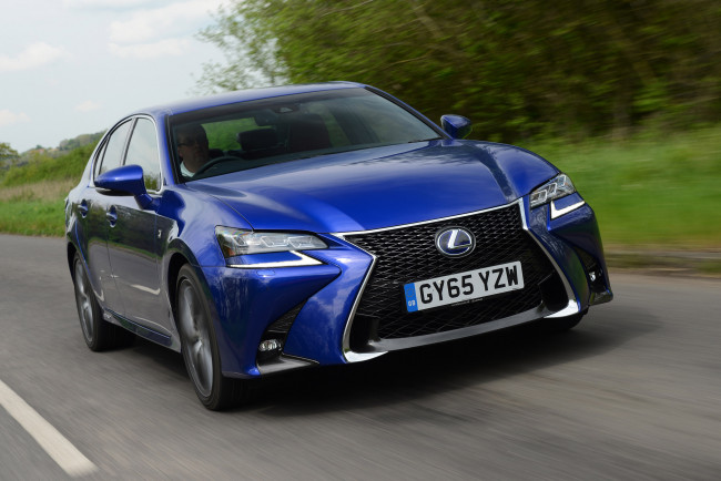 Обои картинки фото автомобили, lexus, gs, 450h, f, sport, uk-spec, 2015г