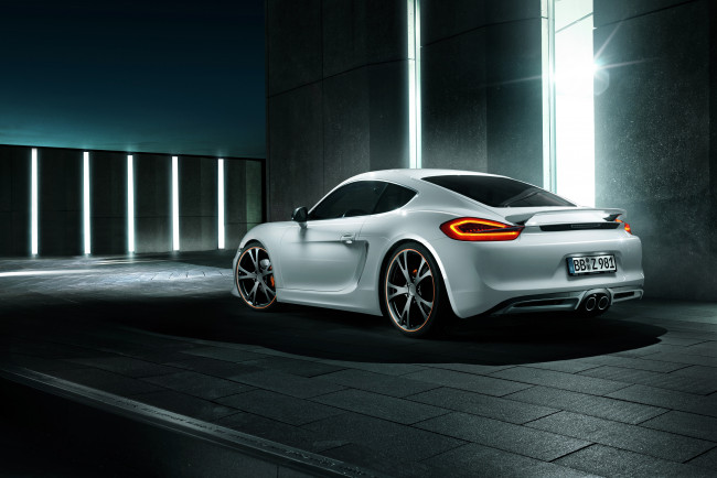Обои картинки фото автомобили, porsche, cayman, techart, 981c