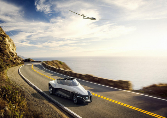 Обои картинки фото nissan bladeglider ev concept 2013, автомобили, nissan, datsun, bladeglider, ev, concept, 2013