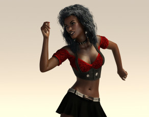 Картинка 3д+графика люди+ people фон взгляд девушка