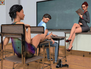 Картинка 3д+графика люди+ people фон взгляд девушка