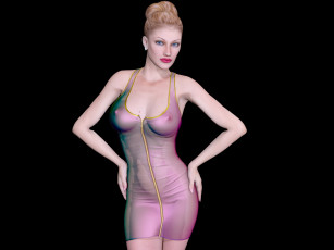 Картинка 3д+графика люди+ people девушка взгляд фон