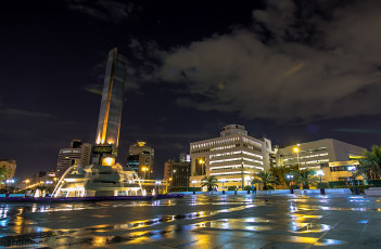 Картинка города -+огни+ночного+города ночь огни