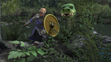 Картинка 3д+графика люди+ people фон взгляд девушка