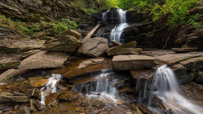 Обои картинки фото природа, реки, озера, камни, поток