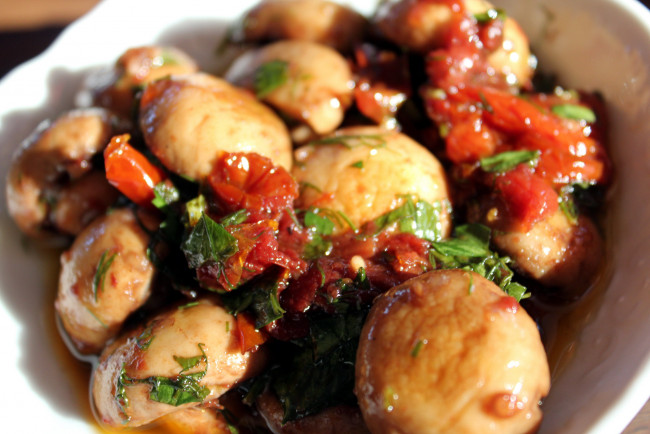 Обои картинки фото еда, грибы,  грибные блюда, шампиньоны