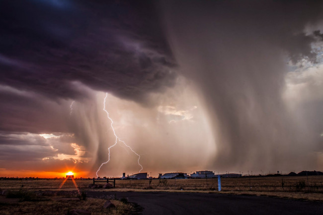 Обои картинки фото природа, молния,  гроза, гроза, с, молнией