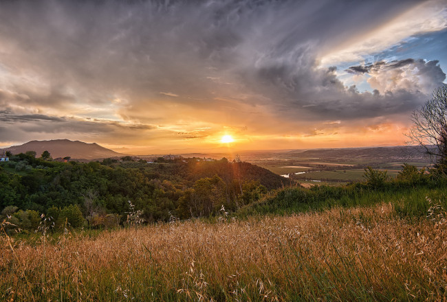 Обои картинки фото природа, восходы, закаты, рассвет