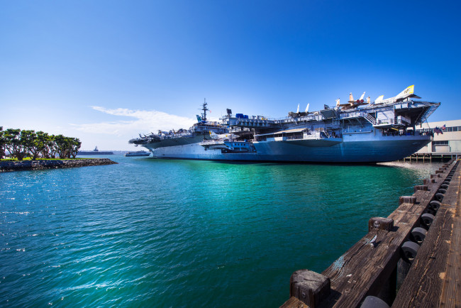 Обои картинки фото uss midway museum, корабли, авианосцы,  вертолётоносцы, вмф