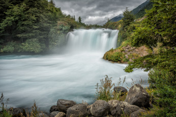 Картинка природа водопады простор