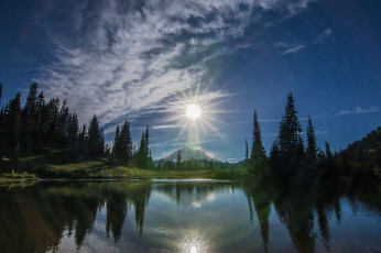 Картинка природа восходы закаты простор