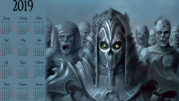 Картинка календари фэнтези существо монстр нежить маска