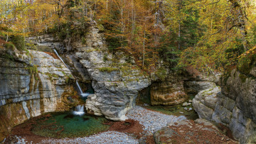 Картинка природа водопады простор