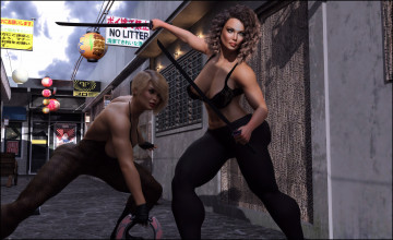 Картинка 3д+графика фантазия+ fantasy фон взгляд девушки