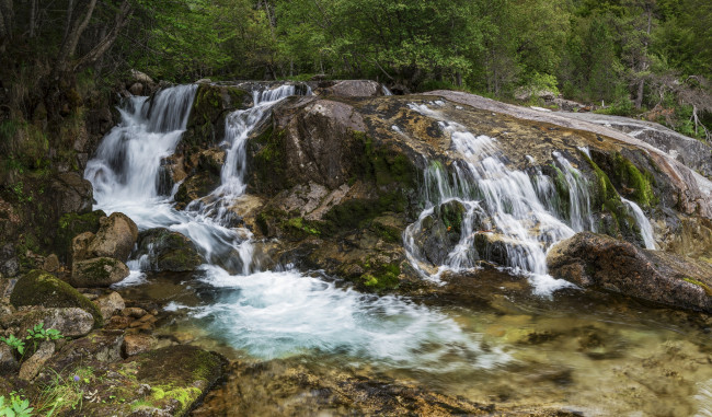 Обои картинки фото природа, водопады, простор