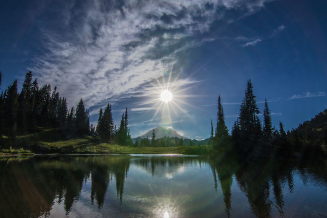 Обои картинки фото природа, восходы, закаты, простор