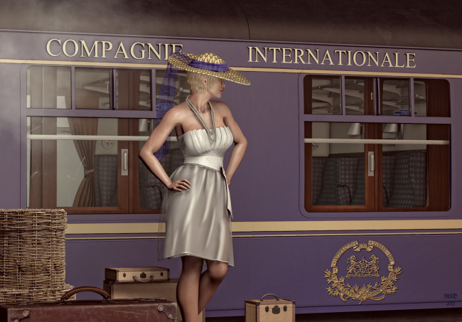 Обои картинки фото 3д графика, люди , people, фон, взгляд, девушка