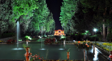 Картинка kerman+prince+garden города -+дворцы +замки +крепости дворец парк фонтаны