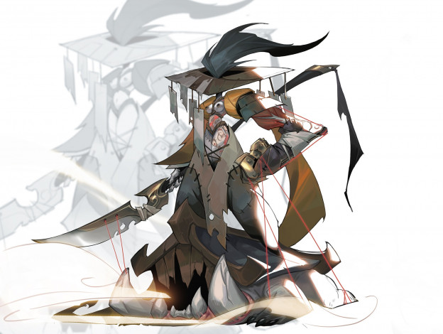 Обои картинки фото аниме, оружие,  техника,  технологии, киборг