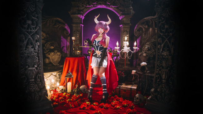 Обои картинки фото девушки, - креатив,  косплей, красивая, девушка