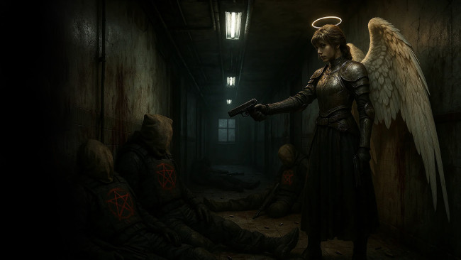 Обои картинки фото фэнтези, ангелы, нейросети, графика, нейроарт, ai, art, нейронные, сети, рисунки, нейро, искусство, нейрографика, graphics, neuroart, neural, networks, drawings, neuro, neurography