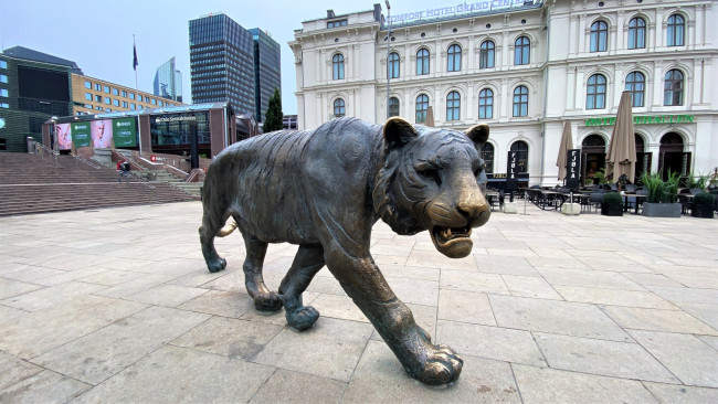 Обои картинки фото города, осло , норвегия, скульптура