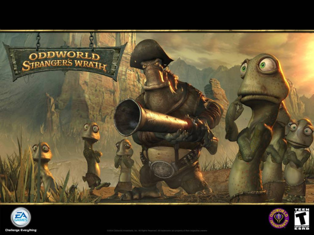 Обои картинки фото oddworld, strangers, wrath, видео, игры