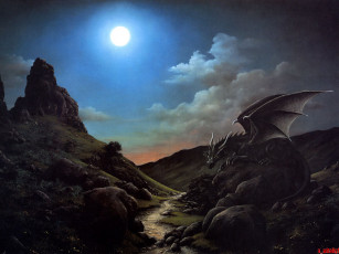 Картинка фэнтези драконы