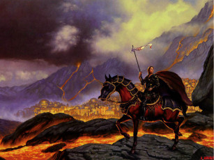 Картинка фэнтези всадники наездники