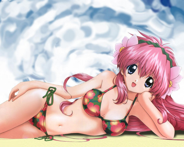 Обои картинки фото аниме, galaxy, angel